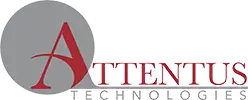 Logo of Atientus Technologies. It features a grey circle with a bold, stylized red "A" intersecting it, accompanied by the words "ATIENTUS TECHNOLOGIES" in red and grey, symbolizing their expertise in IT Services and VoIP solutions.