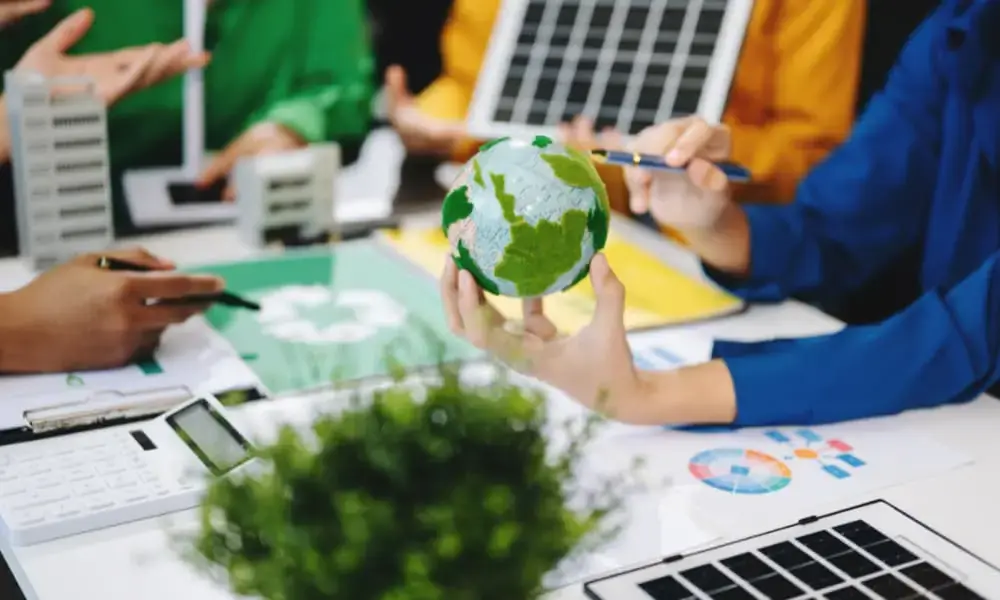 Team discusses sustainability and green I.T.