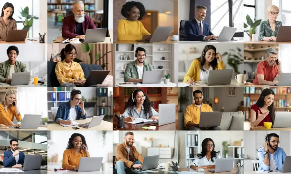 Remote I.T. support for teams: Employees on a conference call