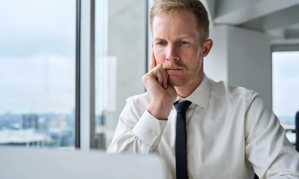 SMB owner searching for managed service providers near their business.